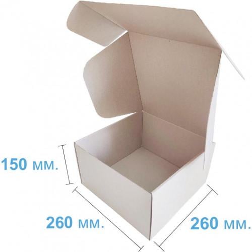Коробка 260x260x150 Бурый (274) - фото 2 Коробка 260x260x150 Бурый (274) - фото 2