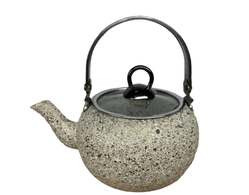 Чайник OMS 8212 S с гранитным антипригарным покрытием без индукции 1 л Sandy Beije