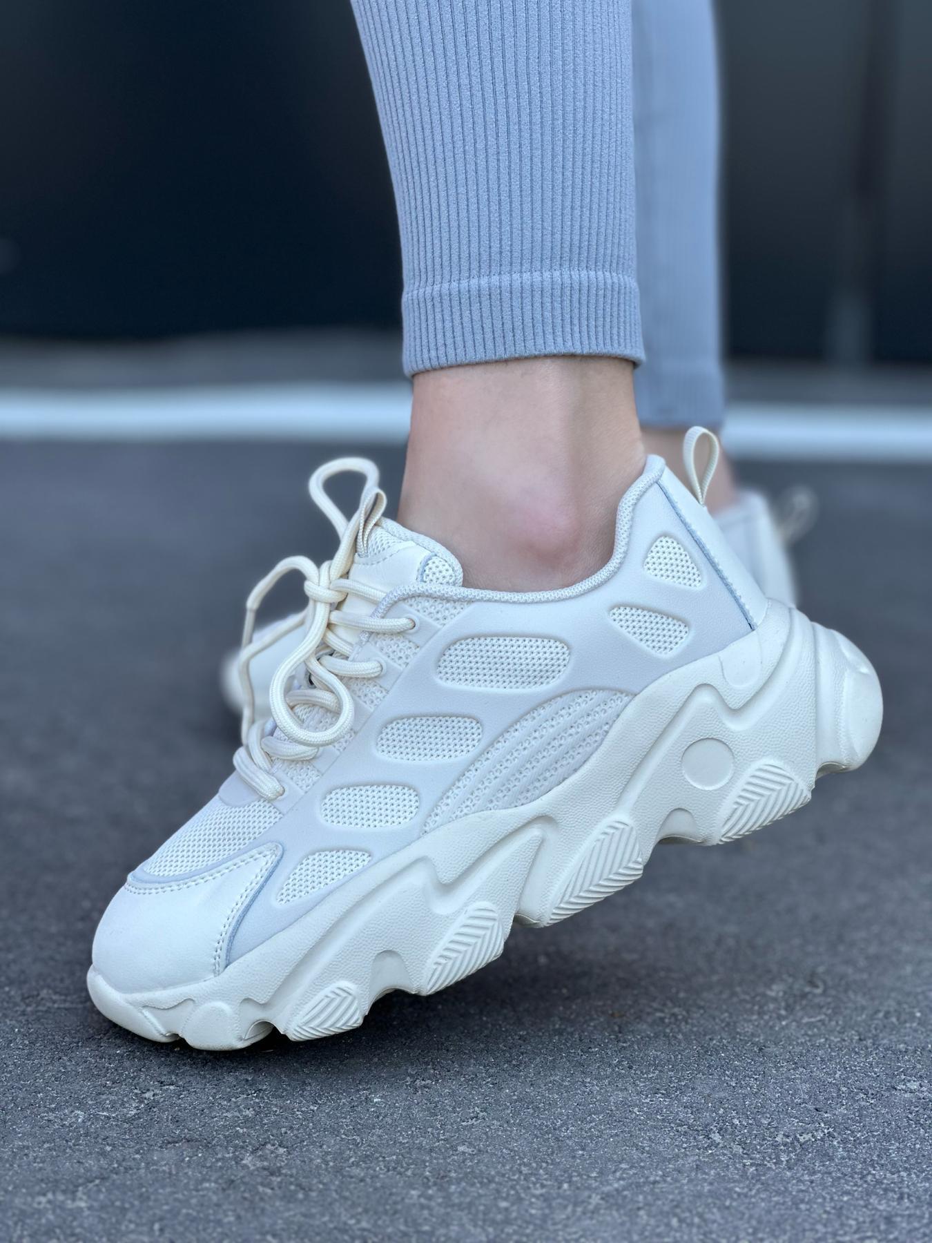 Кросівки жіночі натуральна шкіра/текстиль р. 38 Молочний (9546507) Кросівки жіночі натуральна шкіра/текстиль р. 38 Молочний (9546507)