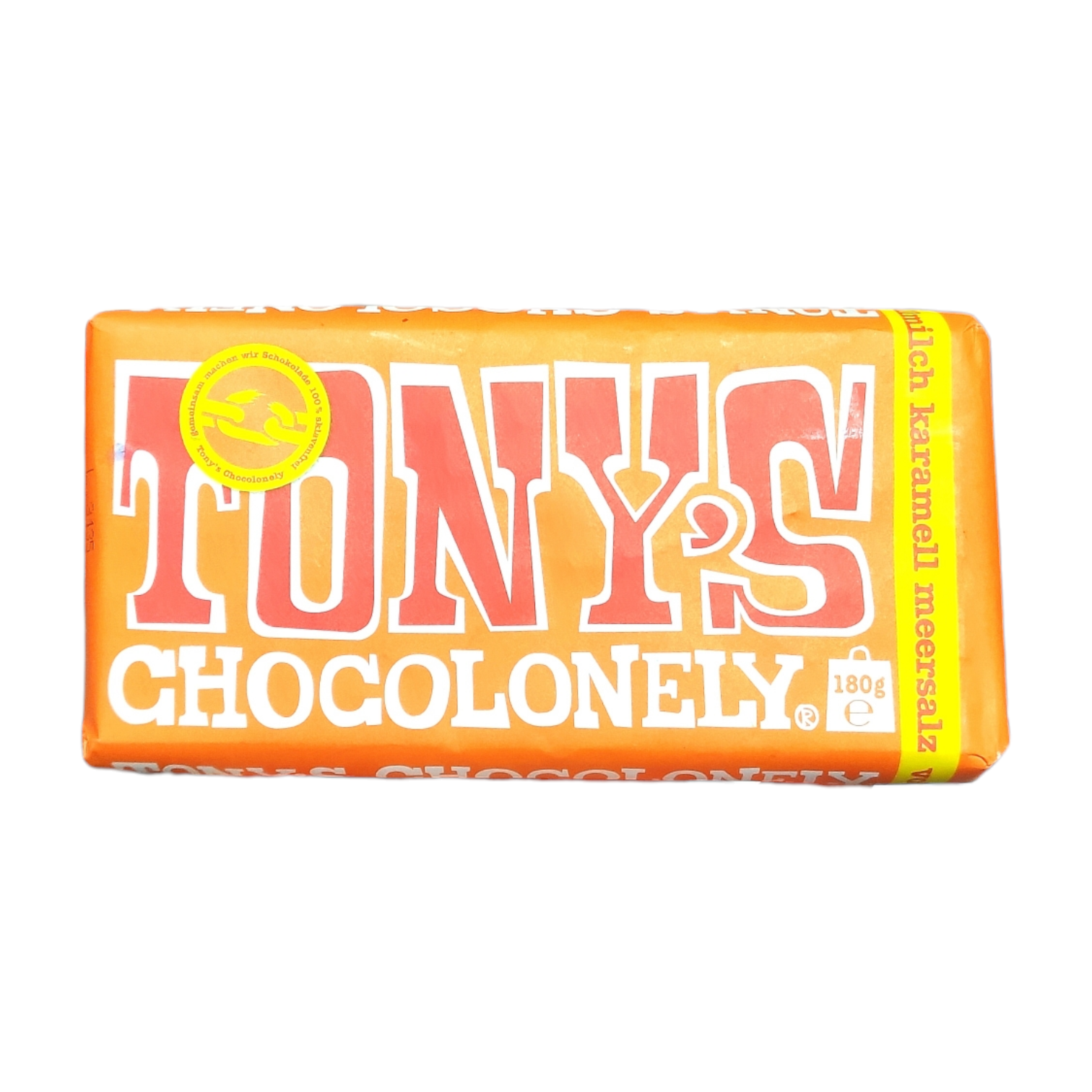 Шоколад Tony's Chocolonely Caramel&Sea Salt Milk Chocolate 180 г (0139)