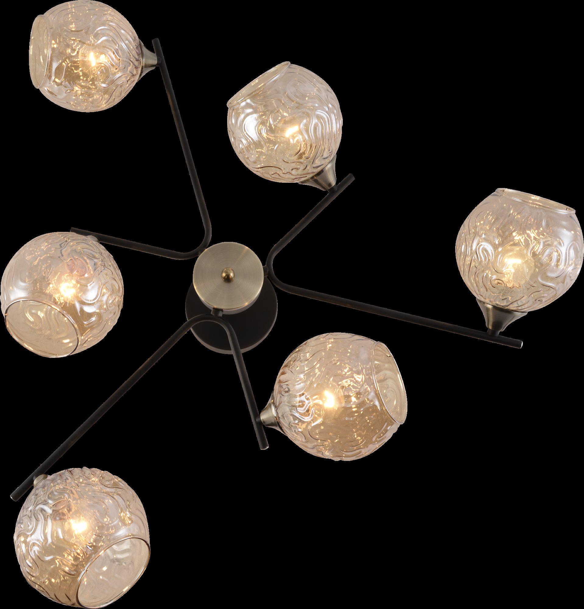 Люстра декоративная Valeso V XA1488/6 BK/AB - фото 3 Люстра декоративная Valeso V XA1488/6 BK/AB - фото 3