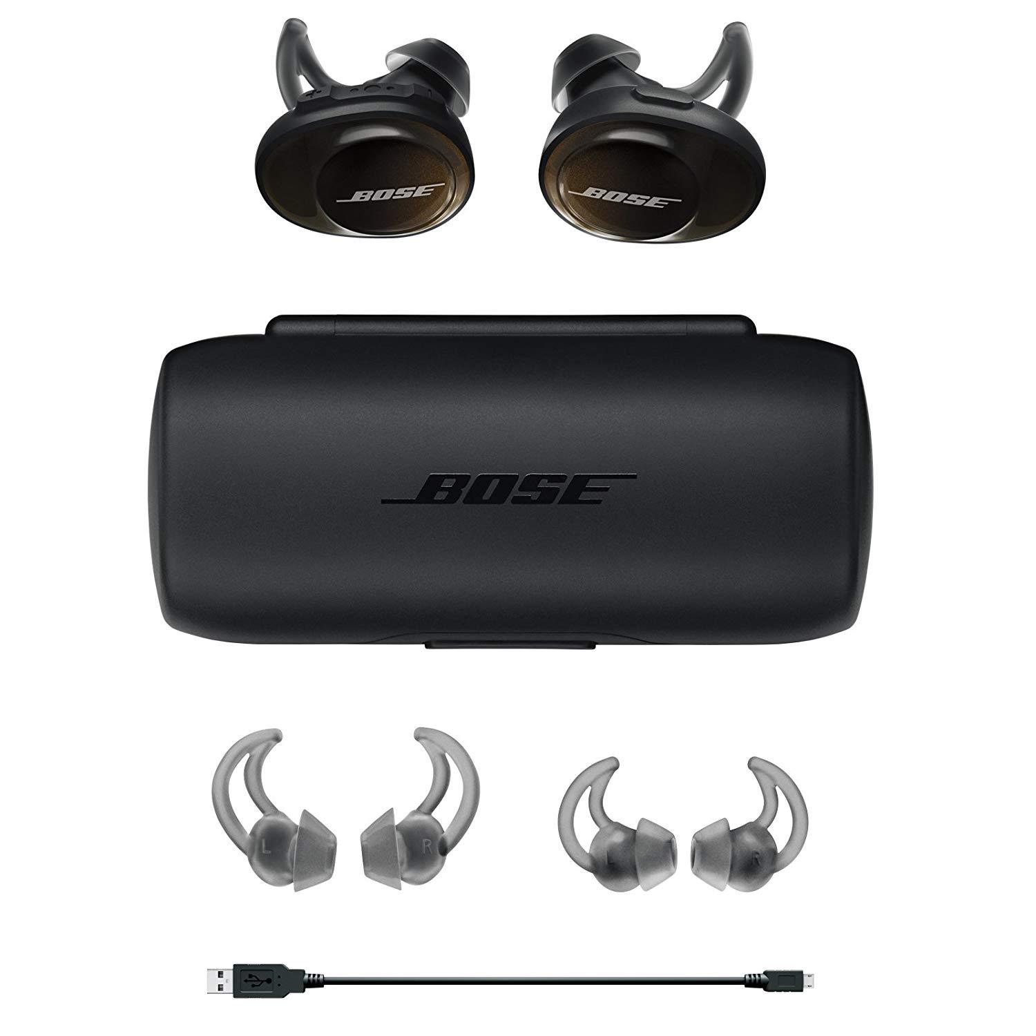 Гарнітура Bose SoundSport Free Чорний (228055) - фото 4