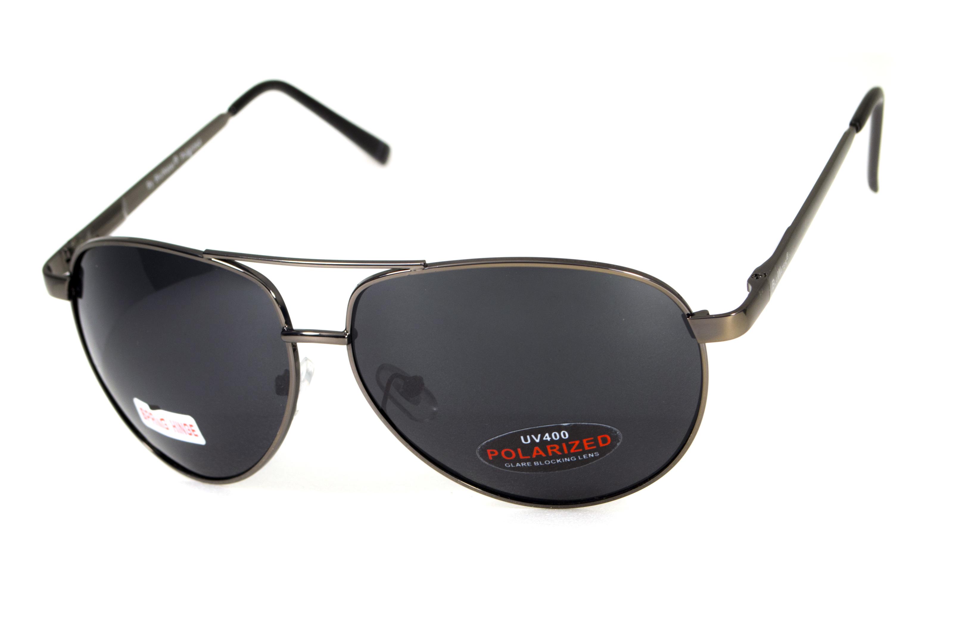 Очки поляризационные BluWater AirForce GunMetal Polarized Черный - фото 6