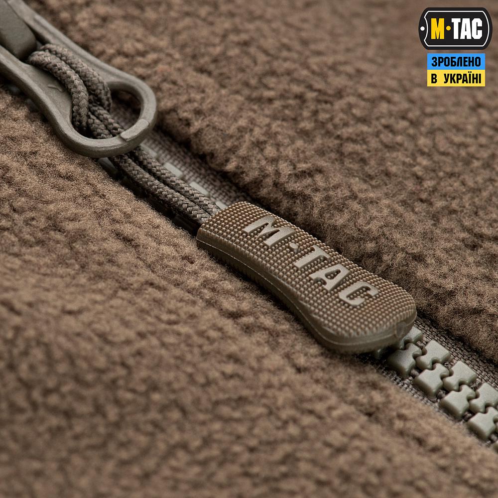 Куртка-кофта флісова M-Tac Alpha Microfleece GenII S Олива (5921) - фото 9