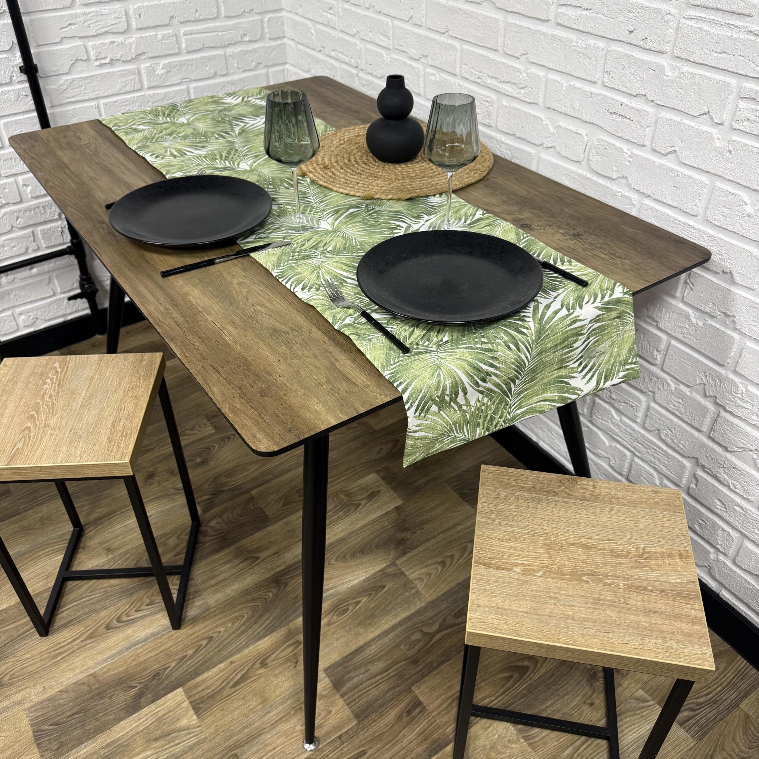 Дорожка на стол Comfort Home Chamedorea водоотталкивающая с тефлоновым покрытием 140x40 см