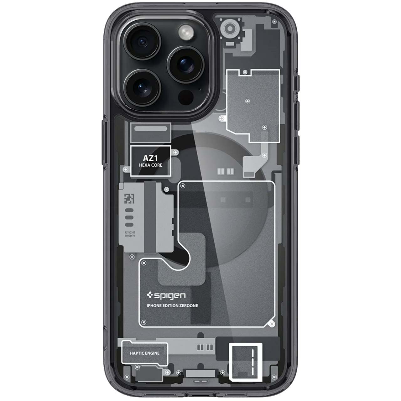 Чохол накладка Spigen U.H.MAG Zero One Case with MagSafe for iPhone 15 Pro Max Black (ACS06582) - фото 2