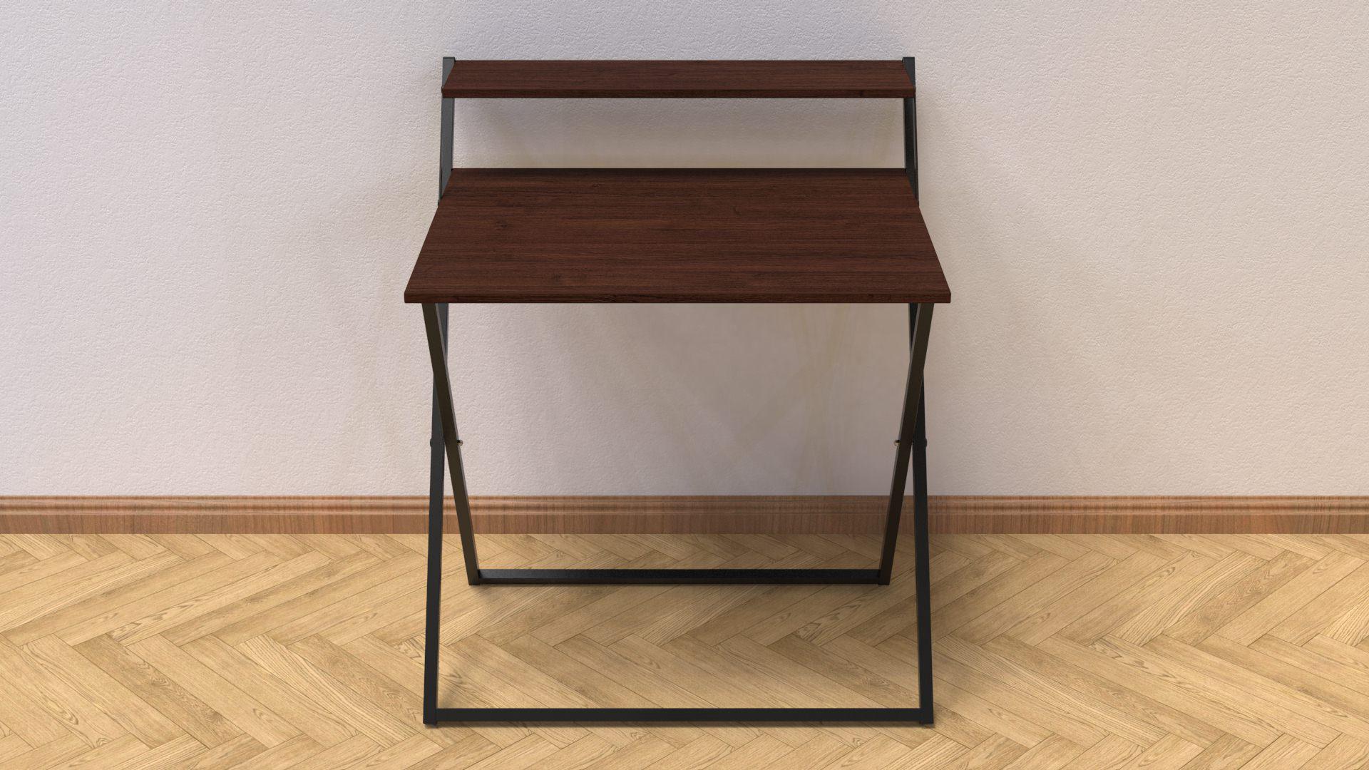 Стіл-трансформер Ferrum-decor Компакт 4 метал/ДСП 16 мм 750x790x720 мм Чорний/Венге Магія (FRD-105406) - фото 5 Стіл-трансформер Ferrum-decor Компакт 4 метал/ДСП 16 мм 750x790x720 мм Чорний/Венге Магія (FRD-105406) - фото 5