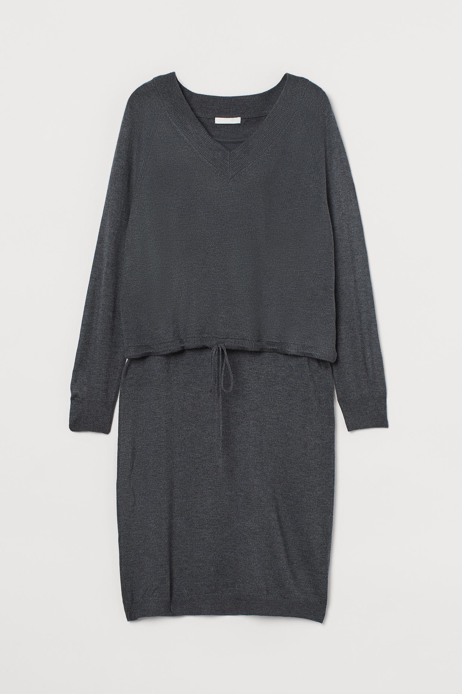 Платье для кормящих H&M M Темно-серый (6079172852)