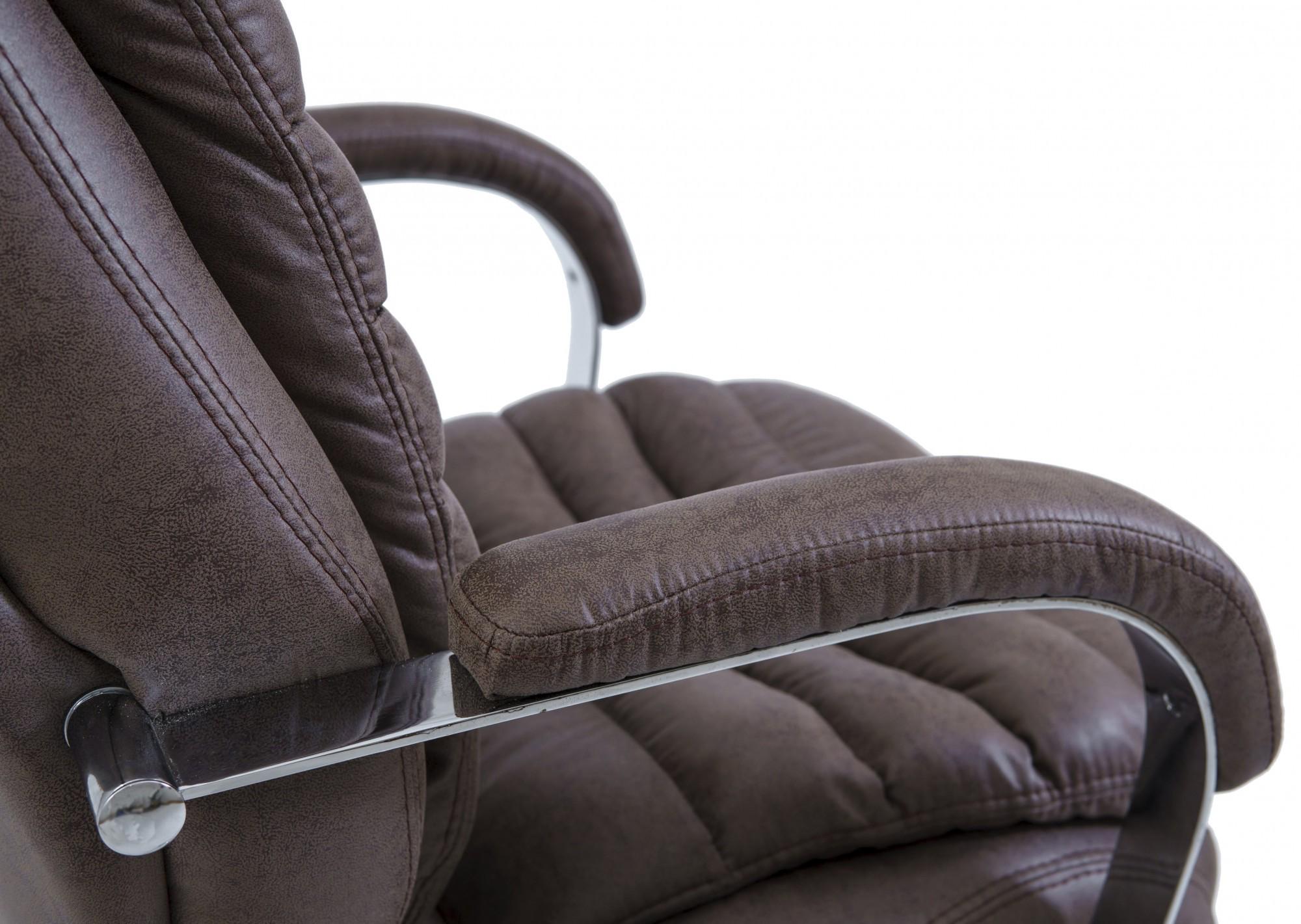 Кресло офисное компьютерное Valencia Creap 05 Хром М2 AnyFix Бежевый - фото 4