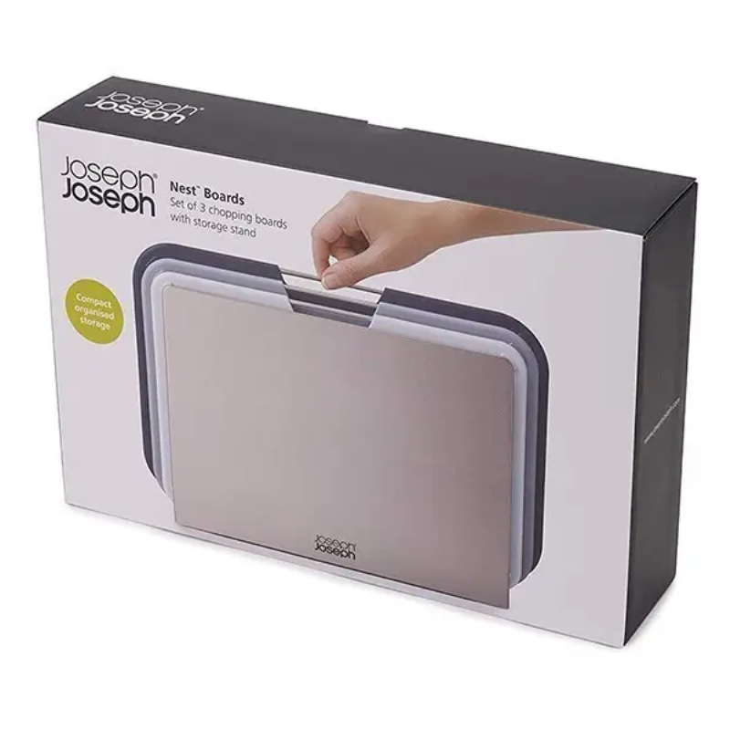 Набор досок разделочных Joseph Joseph Nest Regular 3 шт. Grey (60146) - фото 4