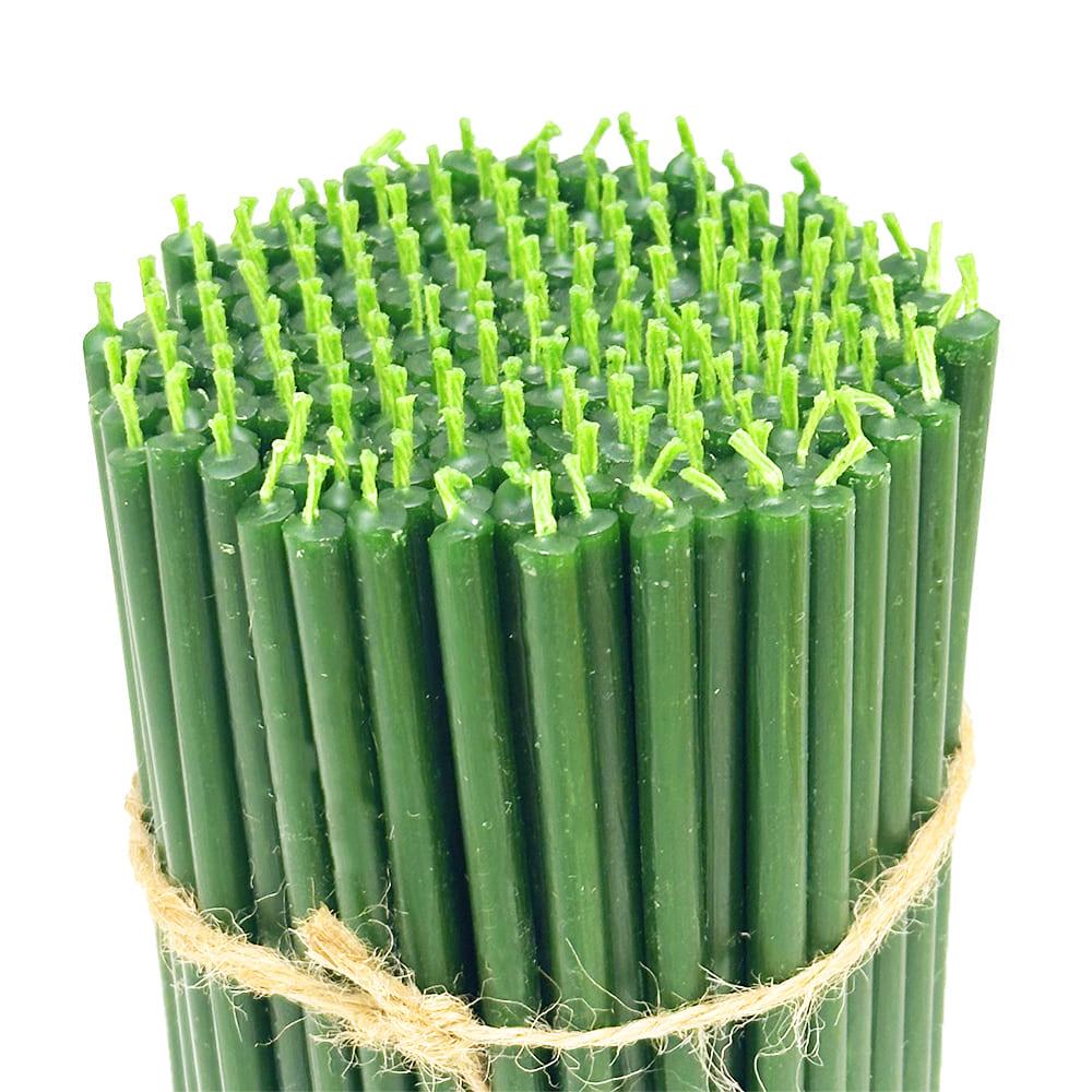 Свічки воскові 75% №60 1 кг 19 см 150 шт. Зелений (060сз1) - фото 3 Свічки воскові 75% №60 1 кг 19 см 150 шт. Зелений (060сз1) - фото 3