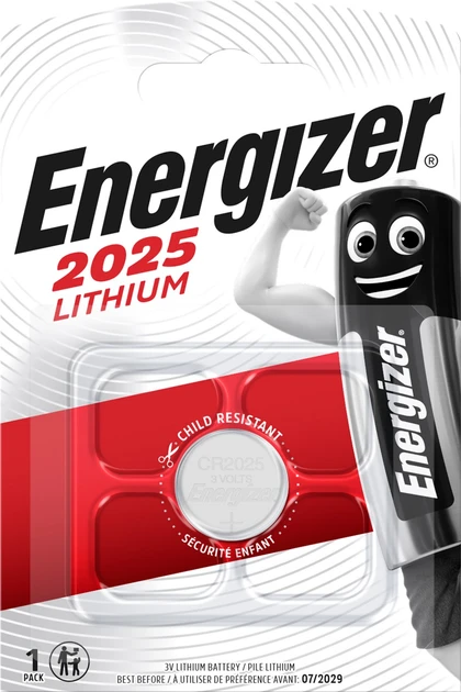 Батарейка Energizer CR2025 Lithium (91)
