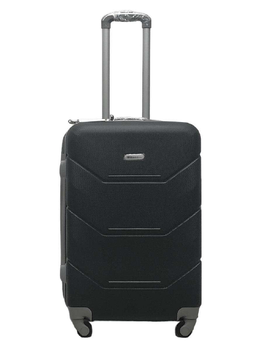 Чемодан пластиковый MILANO BAG 147 средний Черный (Mp00086)