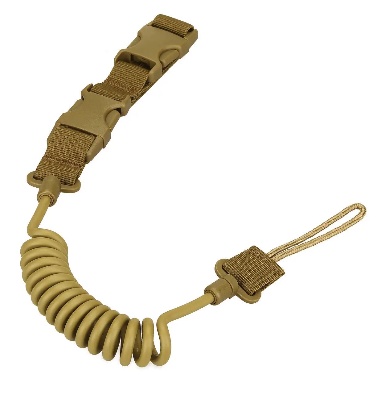 Шнур пистолетный страховочный спиральный Бежевый - фото 2 Шнур пистолетный страховочный спиральный Бежевый - фото 2