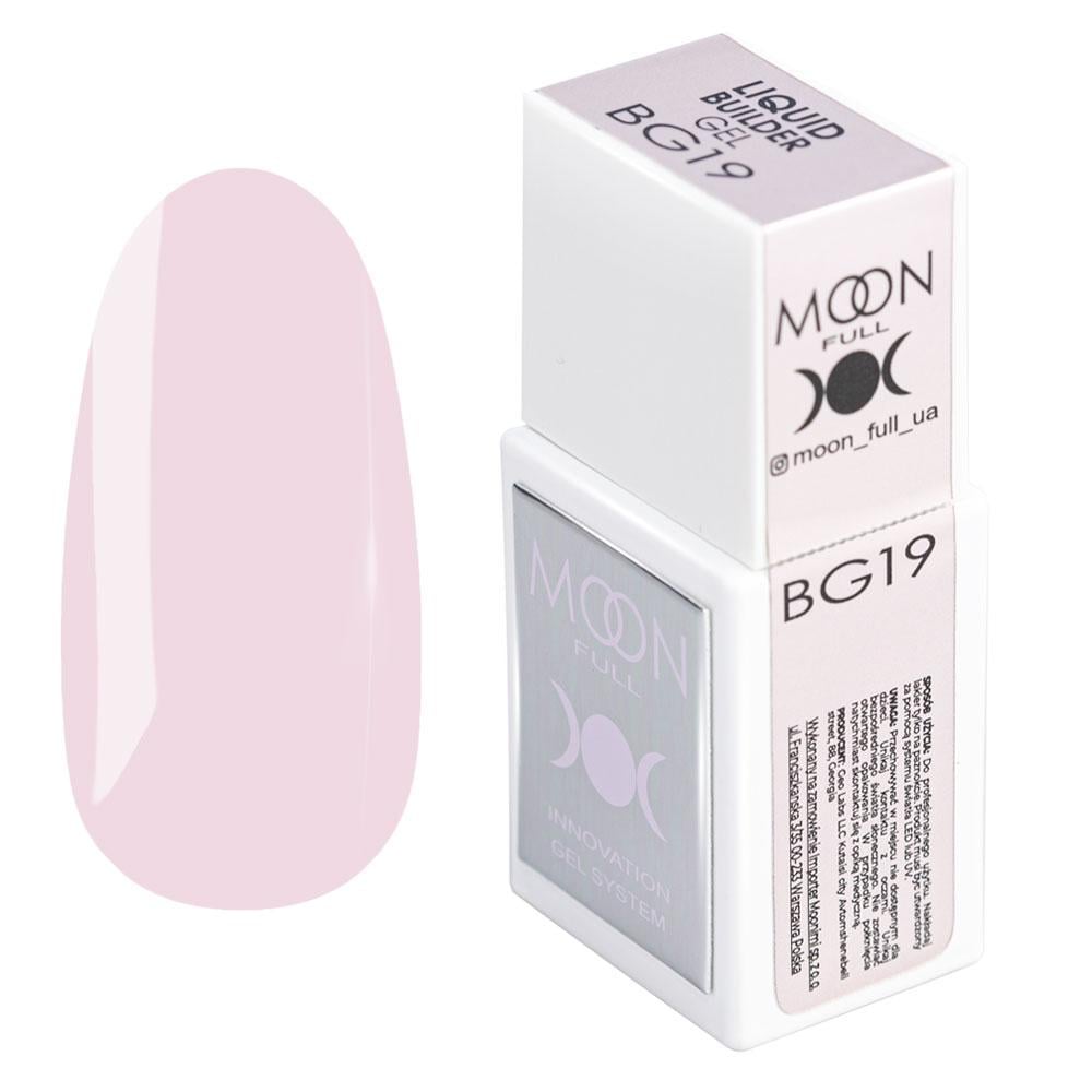 Гель для наращивания моделирующий Moon Full Liquid Builder Gel №BG19 15 мл