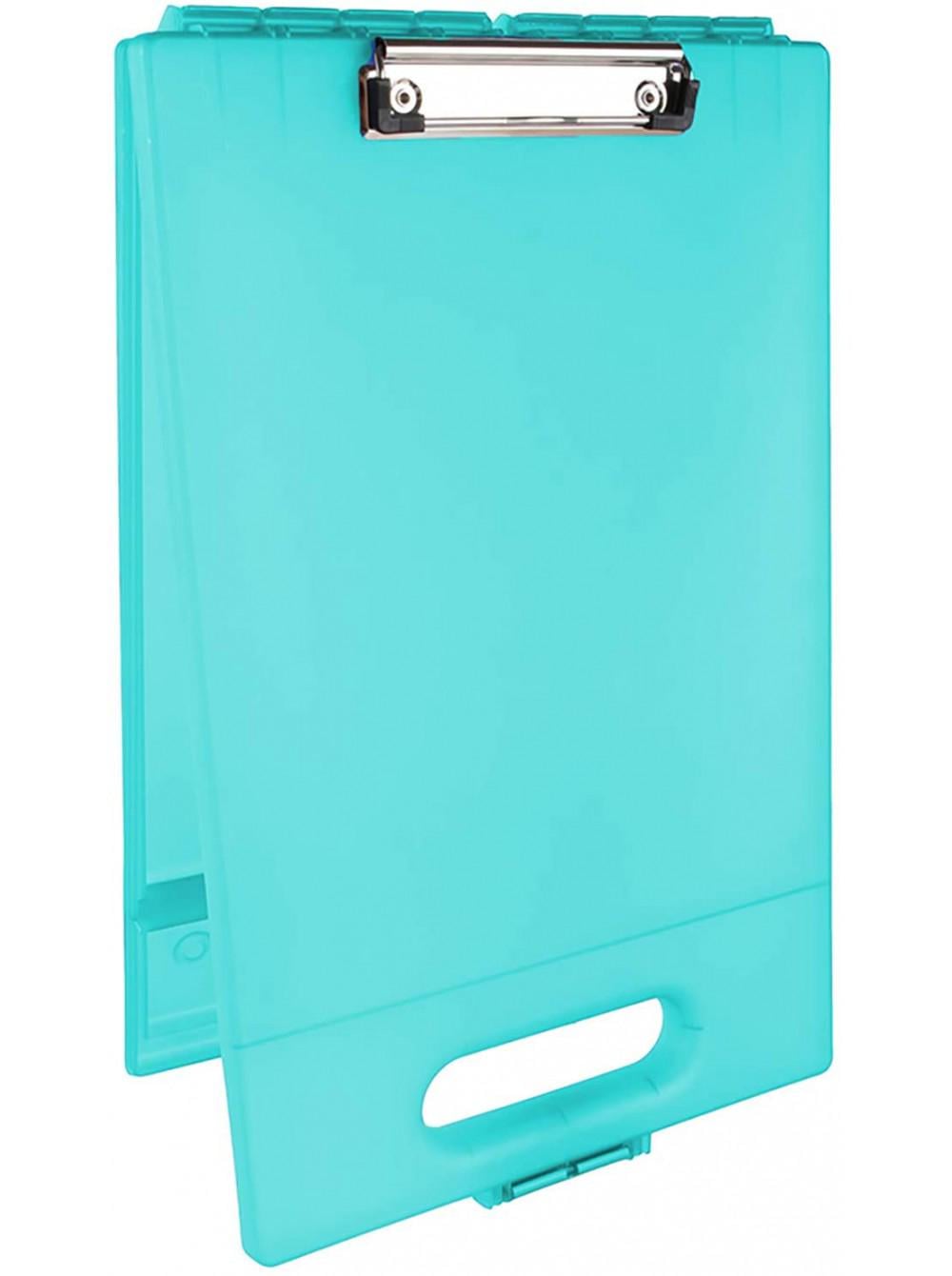 Папка-планшет Dexas Клипкейс-1 с клипсой А4 Бирюзовий