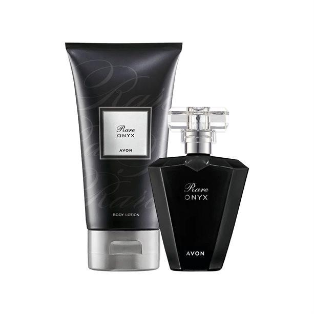 Набор женский парфюмированный Avon Rare Onyx 2в1 50/150 мл (AV92009)