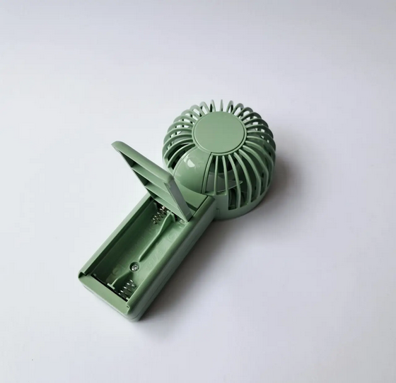 Вентилятор від 2 батарей ААА Зелений (WF-703) - фото 3 Вентилятор від 2 батарей ААА Зелений (WF-703) - фото 3