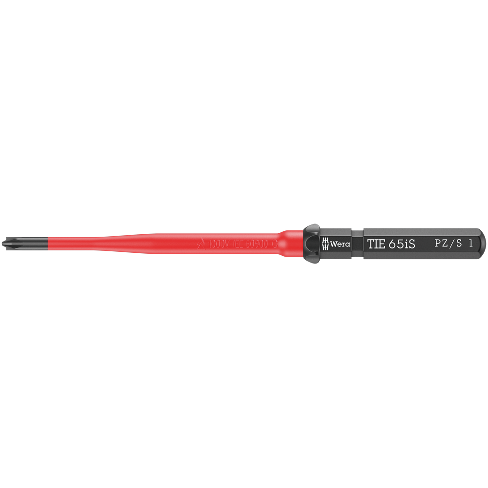 Вставка WERA Kraftform Kompakt VDE для винтов PlusMinus Pozidriv/шлиц с зауженным рабочим концом PZ/S1х154 (05003447001)