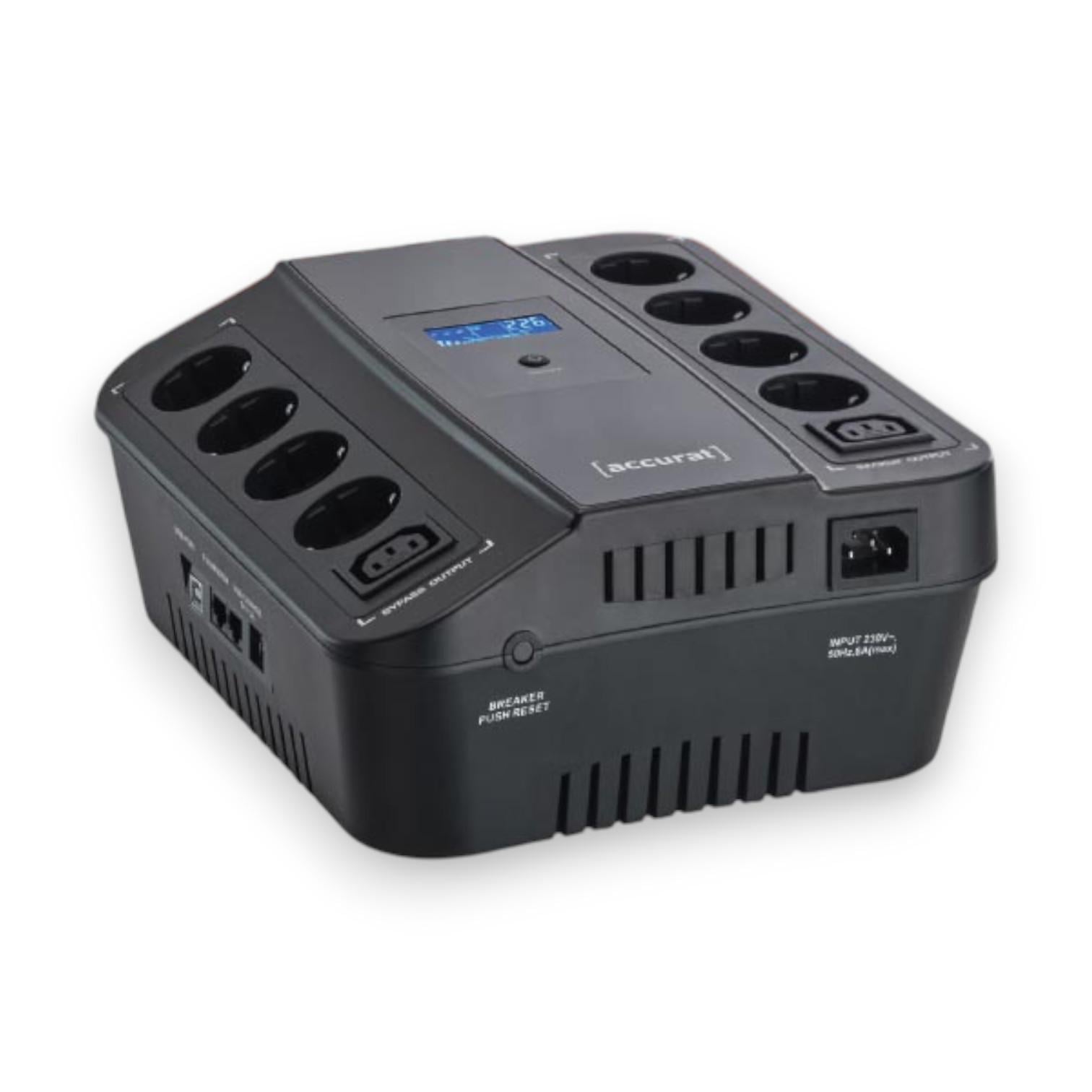Источник бесперебойного питания Accurat Flux 850 850 VA/510 W/165Vac-275Vac