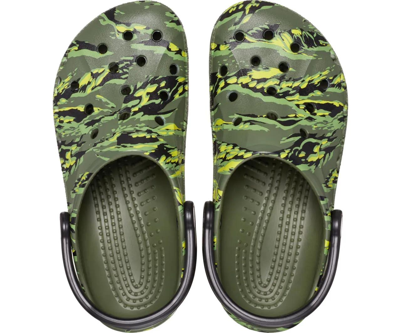 Сабо Crocs Baya Seasonal Printed Clog M11 р. 44/28,5 см Tiger Camo (20495210) - фото 3