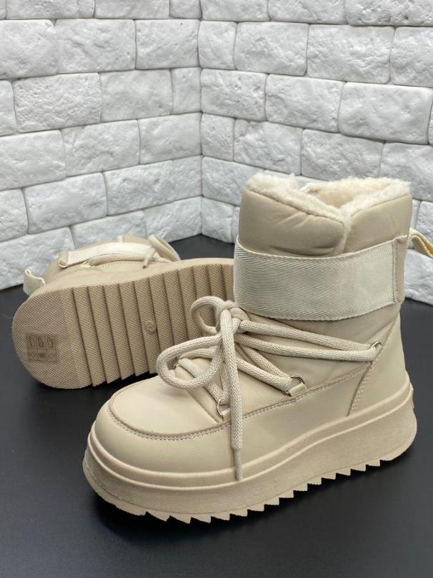 Зимние ботинки на овчине Jong Golf CN40605-6 р. 36 Бежевый - фото 2 Зимние ботинки на овчине Jong Golf CN40605-6 р. 36 Бежевый - фото 2