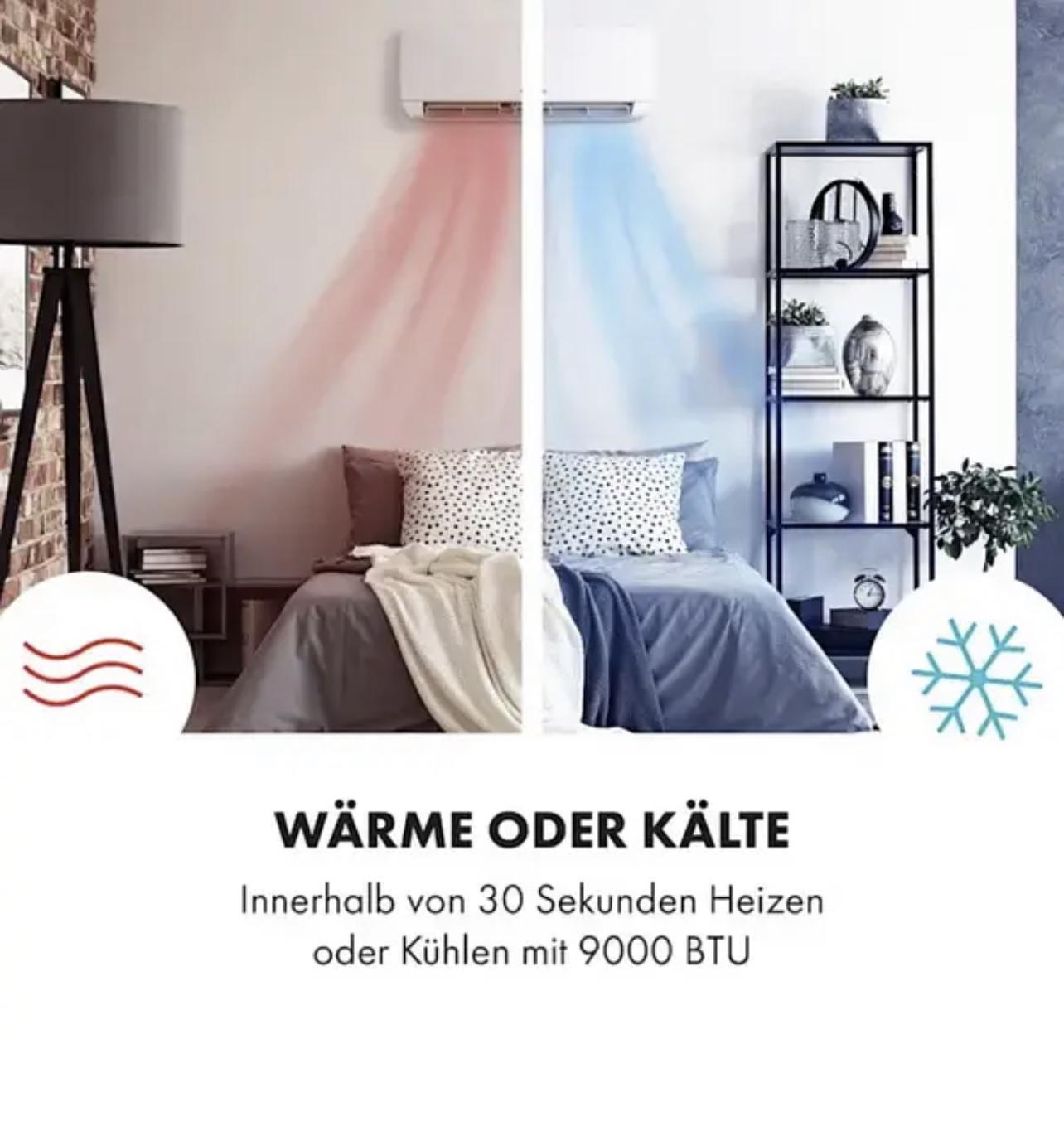 Спліт-кондиціонер Windwaker 9000 BTU/2,7 к Вт потік повітря 600 м3/год 26-44 м2 - фото 7 Спліт-кондиціонер Windwaker 9000 BTU/2,7 к Вт потік повітря 600 м3/год 26-44 м2 - фото 7