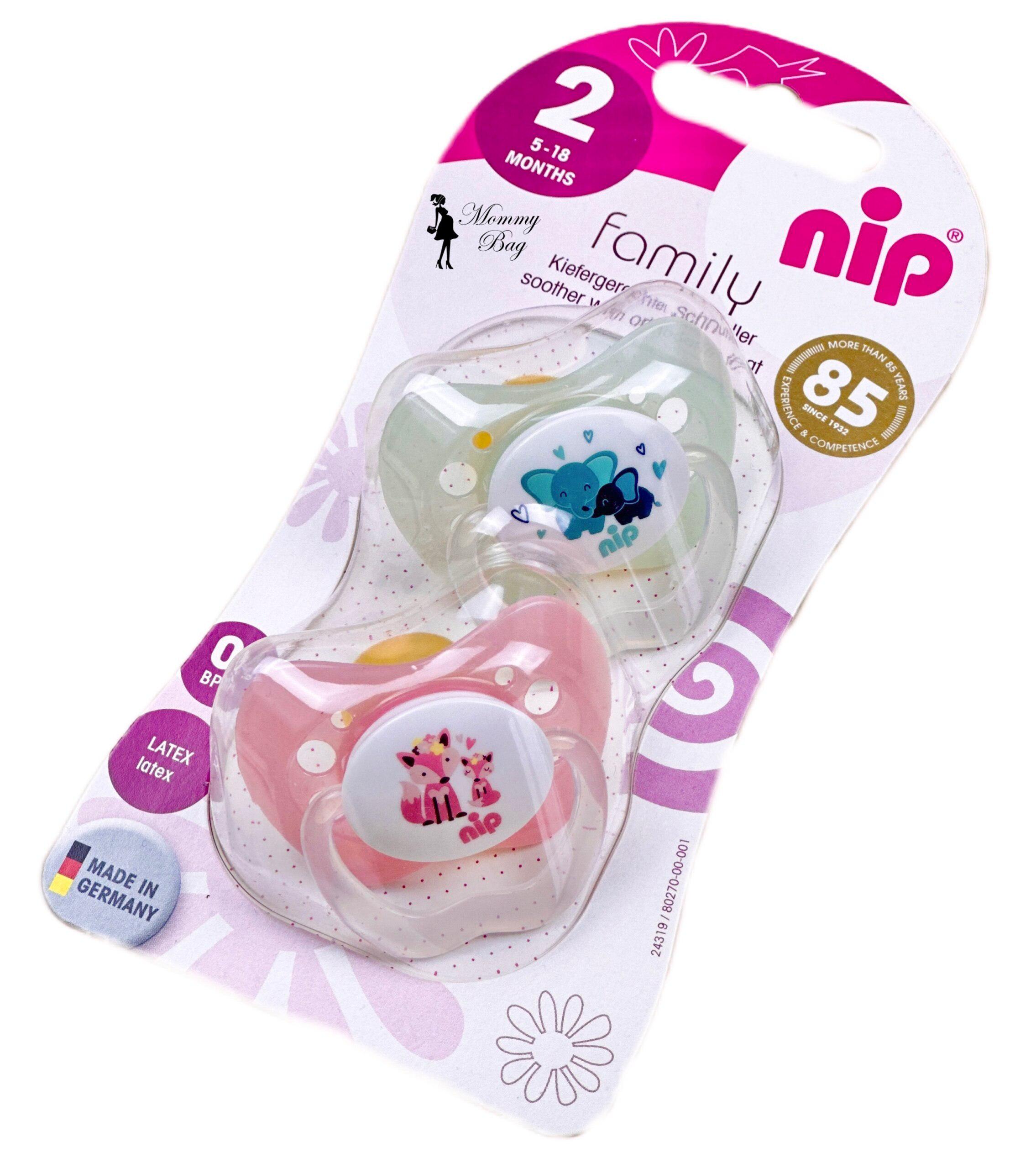 Пустушка Nip Моя сім'я латекс для дівчинки 5-18 міс. 2 шт. (425) - фото 7 Пустушка Nip Моя сім'я латекс для дівчинки 5-18 міс. 2 шт. (425) - фото 7