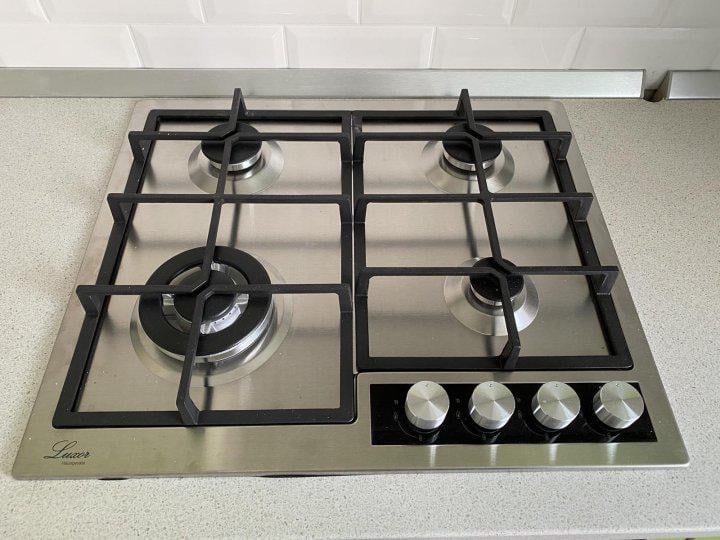 Варильна поверхня газова Luxor PG 740 SS нержавіюча сталь + куточок - фото 9