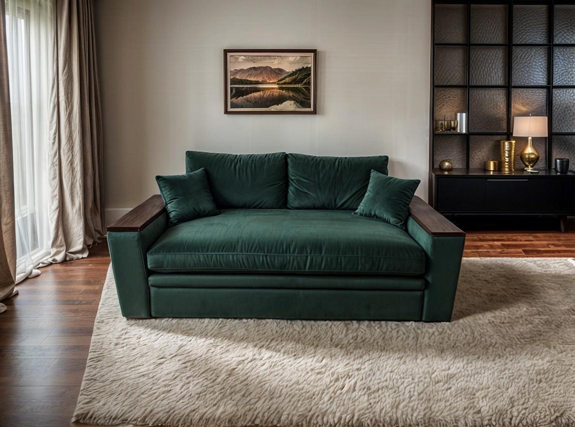 Диван прямой Tobi Sho Kubus-160 раскладной мягкий велюр 2000х800х1000 мм Изумрудный - фото 1 Диван прямой Tobi Sho Kubus-160 раскладной мягкий велюр 2000х800х1000 мм Изумрудный - фото 1