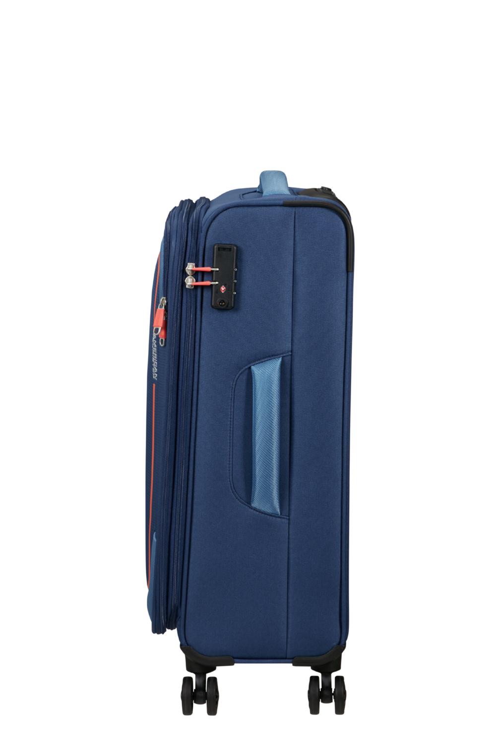 Чемодан American Tourister PULSONIC 68x44x27/30 см Темно-синий (MD6*41002) - фото 9