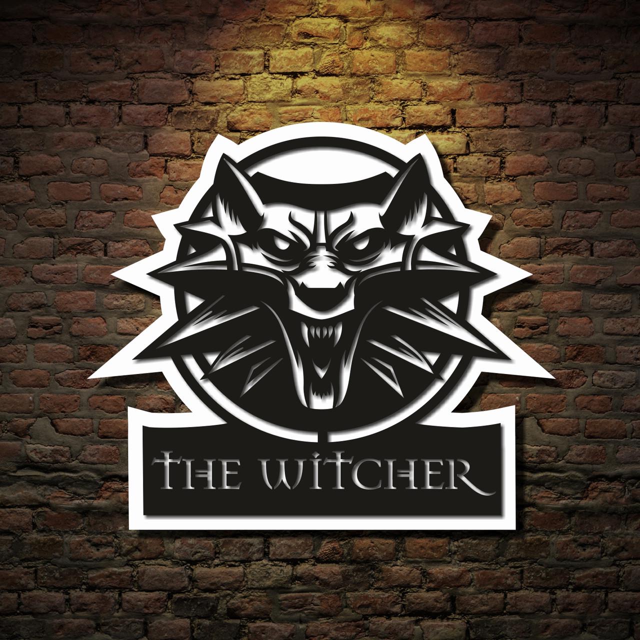 Декор настенный The Witcher деревянный Декор настенный The Witcher деревянный