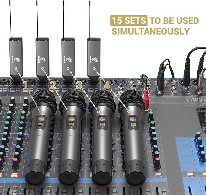 Мікрофон бездротовий TONOR для караоке та співу - фото 6