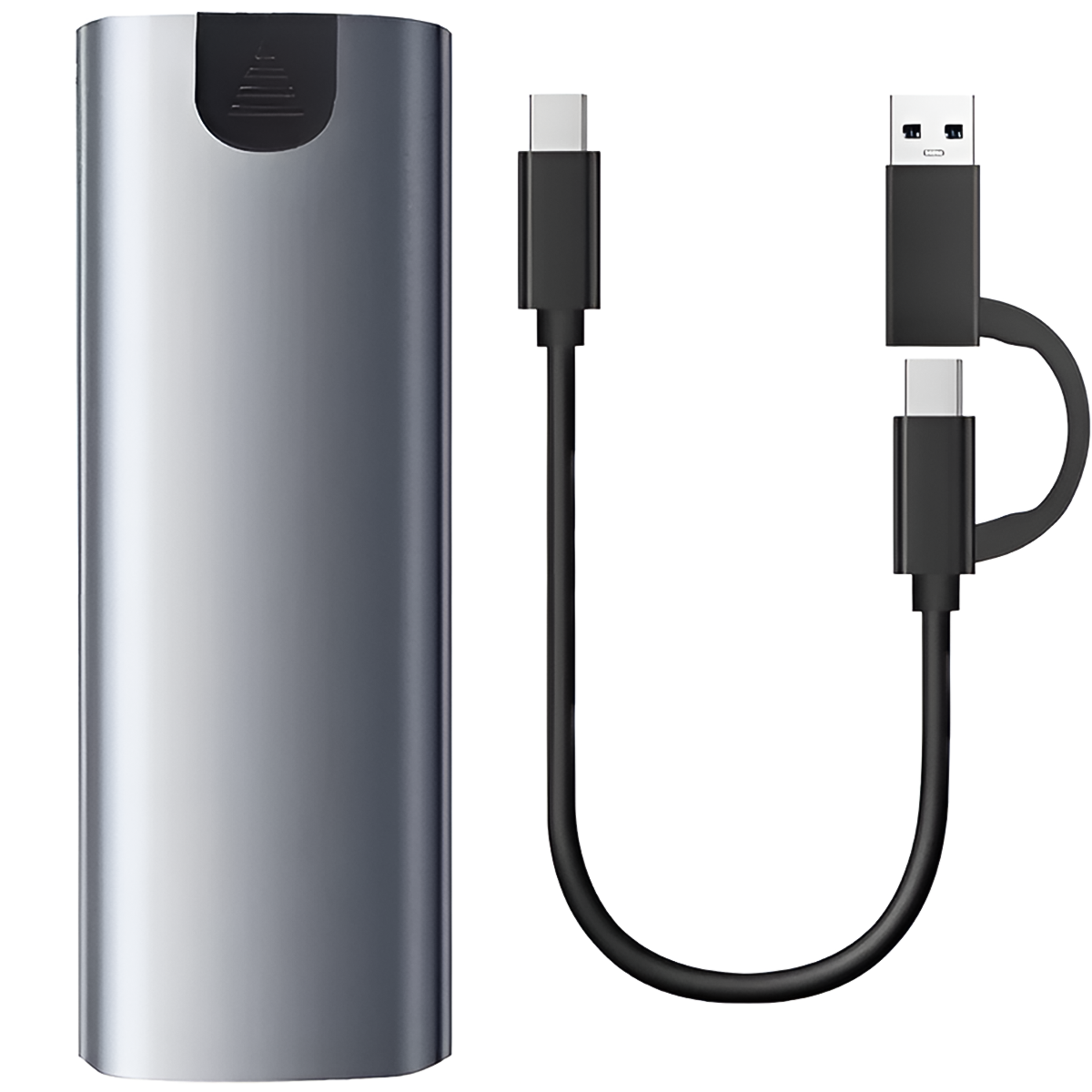 Карман для дисков внешний Addap M.2 SSD NVMe и NGFF SATA 2280/2230/2242/2260 EHDC-04 USB Type-C 10 Гбит/с Карман для дисков внешний Addap M.2 SSD NVMe и NGFF SATA 2280/2230/2242/2260 EHDC-04 USB Type-C 10 Гбит/с