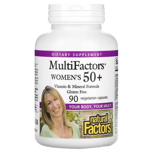 Витамины для возраста 50+ Natural Factors Women's 50+ 90 Veg Caps (NFS-01587)