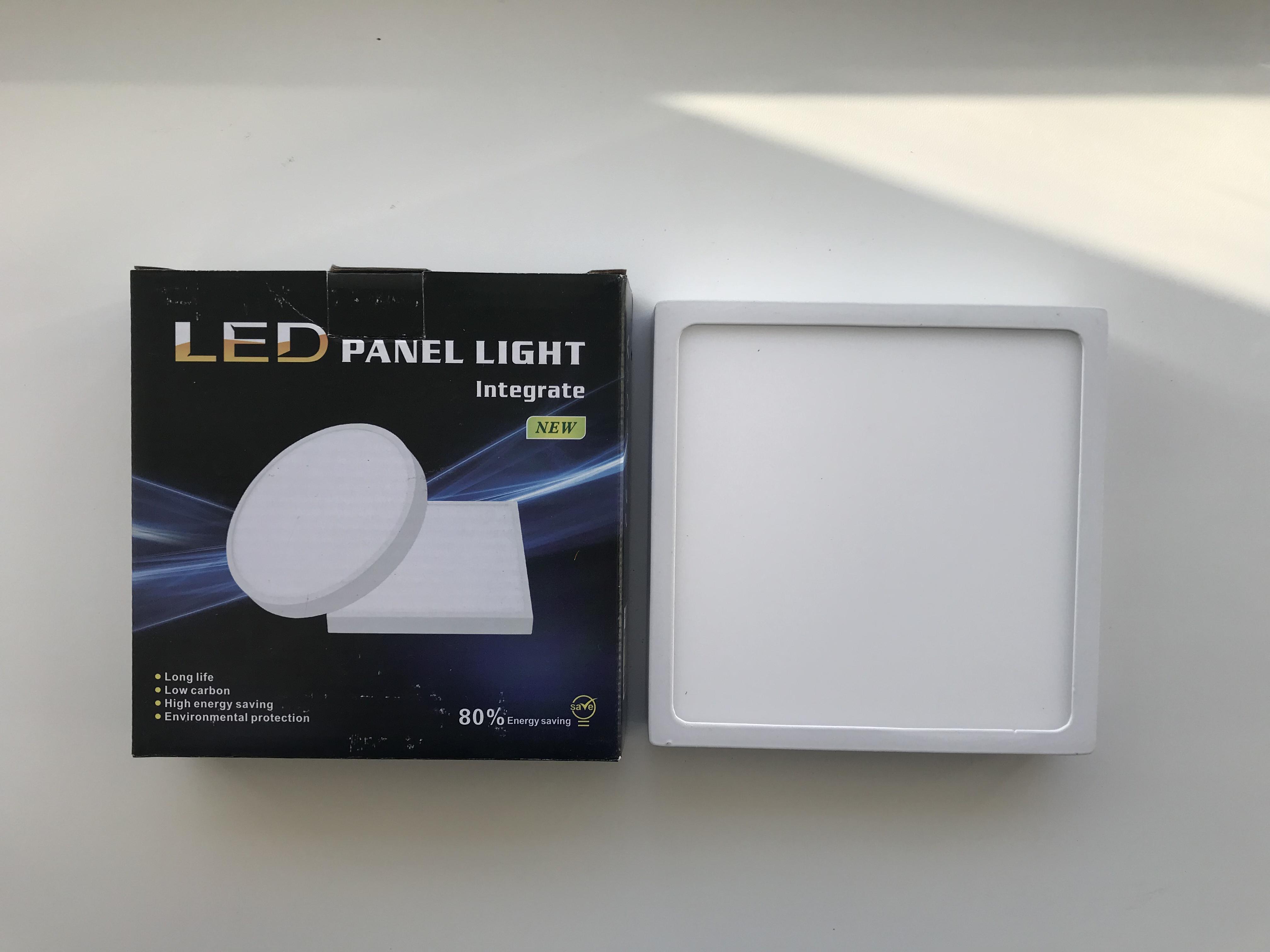 Світильник світлодіодний квадратний 16 Вт 16W 220V 4000К Біле світло (24915145) - фото 2