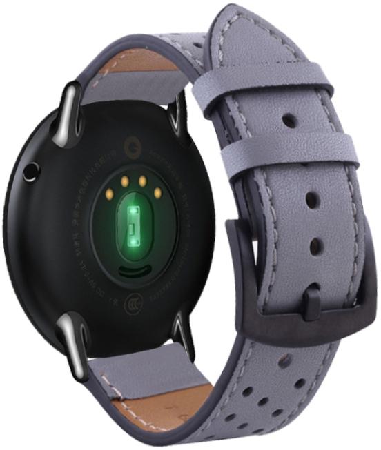 Ремешок кожаный Classico для Amazfit Pace Grey (16921)
