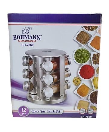 Набор для специй Bohmann BH-7860 на подставке 12 баночек (1889668660) - фото 5 Набор для специй Bohmann BH-7860 на подставке 12 баночек (1889668660) - фото 5