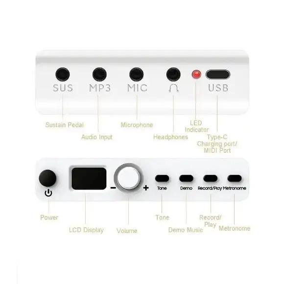 Пианино цифровое Wersi 88 Bluetooth Type-C (604-1 ) - фото 6