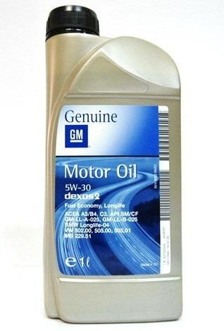 Моторне масло GM Motor Oil Dexos2 5W-30 1 л (93165554)
