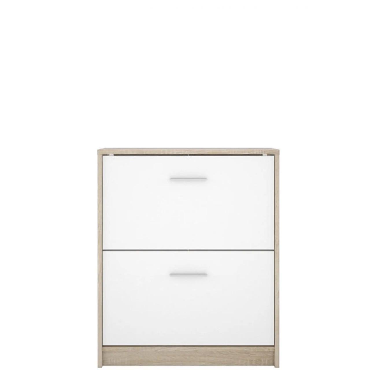 Тумба для обуви Гербор Непо SFB2K Дуб Сонома/Нимфея Альба (GRB-1346)