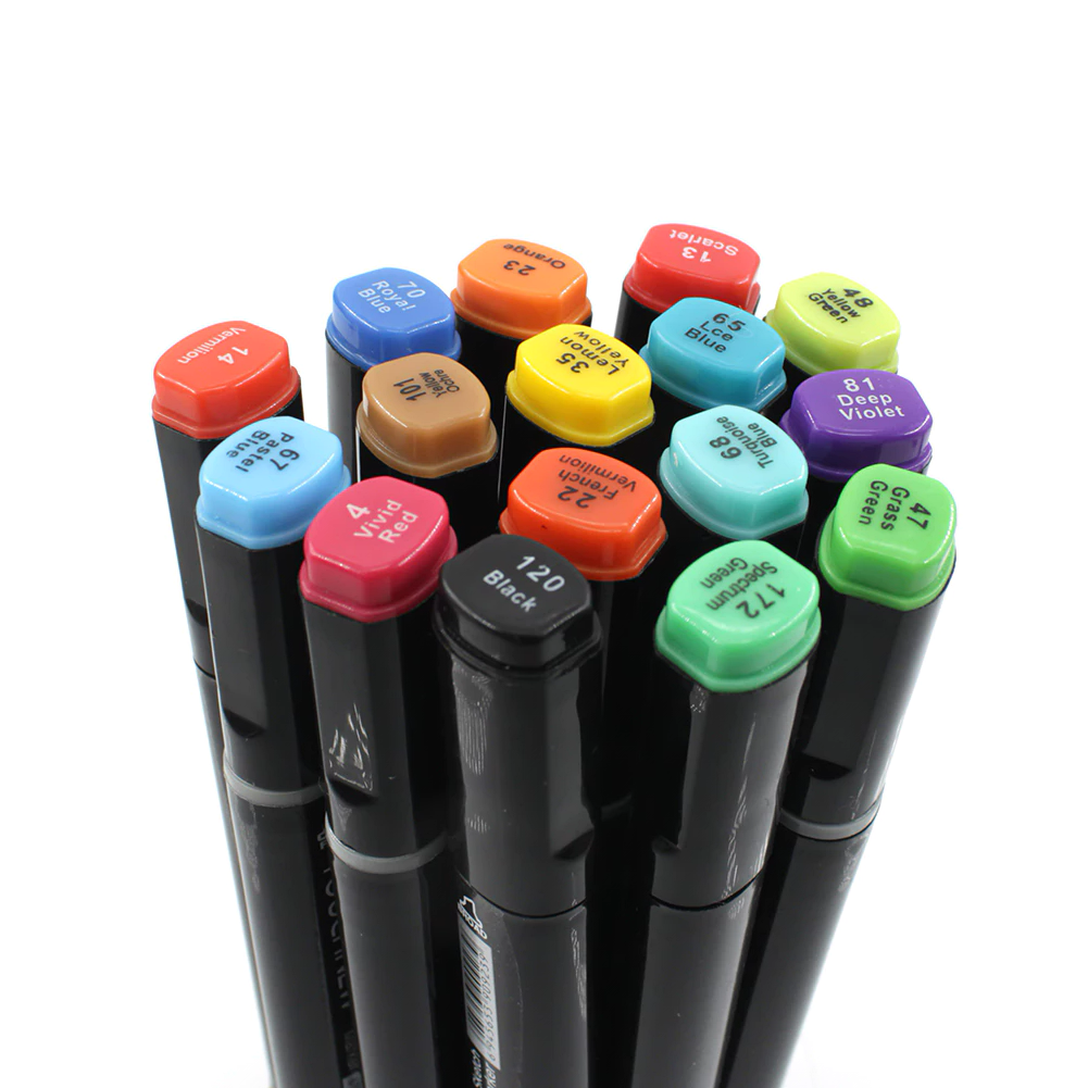 Набір маркерів двосторонніх 168 шт. (3300) - фото 4