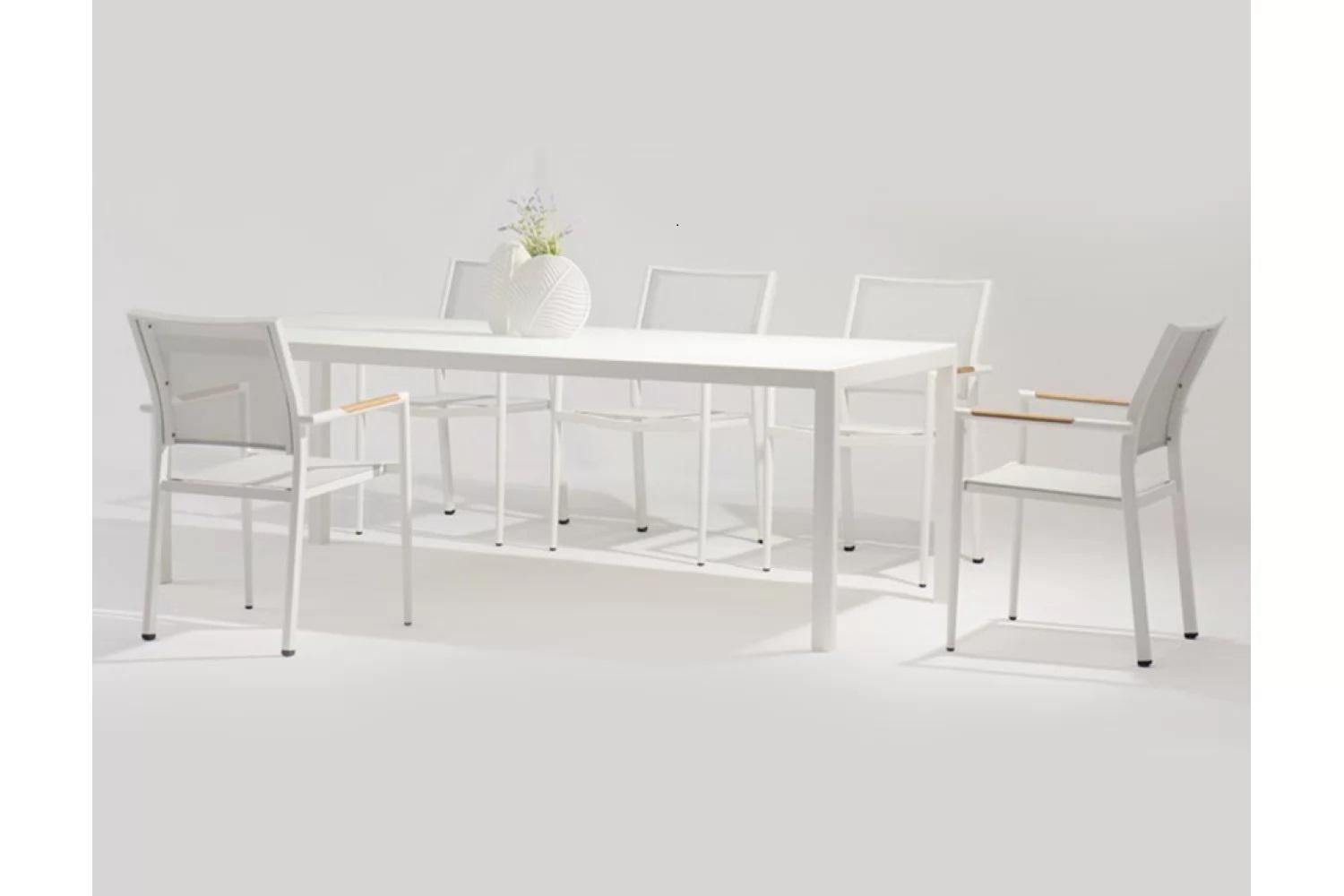 Комплекты садовой мебели обеденной Couture Polo White (29083641)