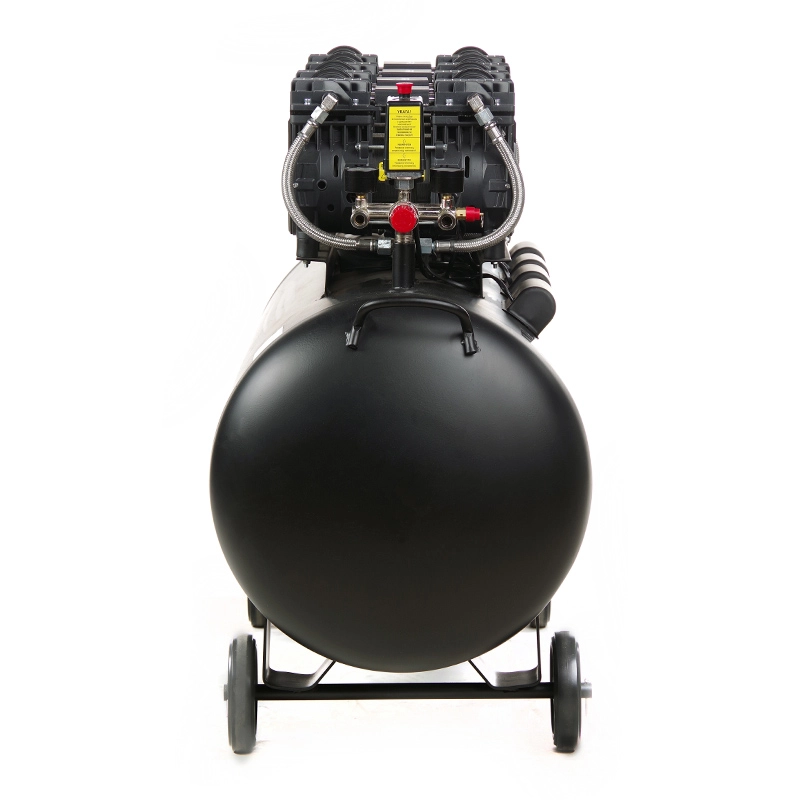 Компрессор восьмицилиндровый Apro безмасляный OFE-200 8 Бар 4х1,5 кВт 950 л/мин 200 л 2 крана (850172) - фото 8