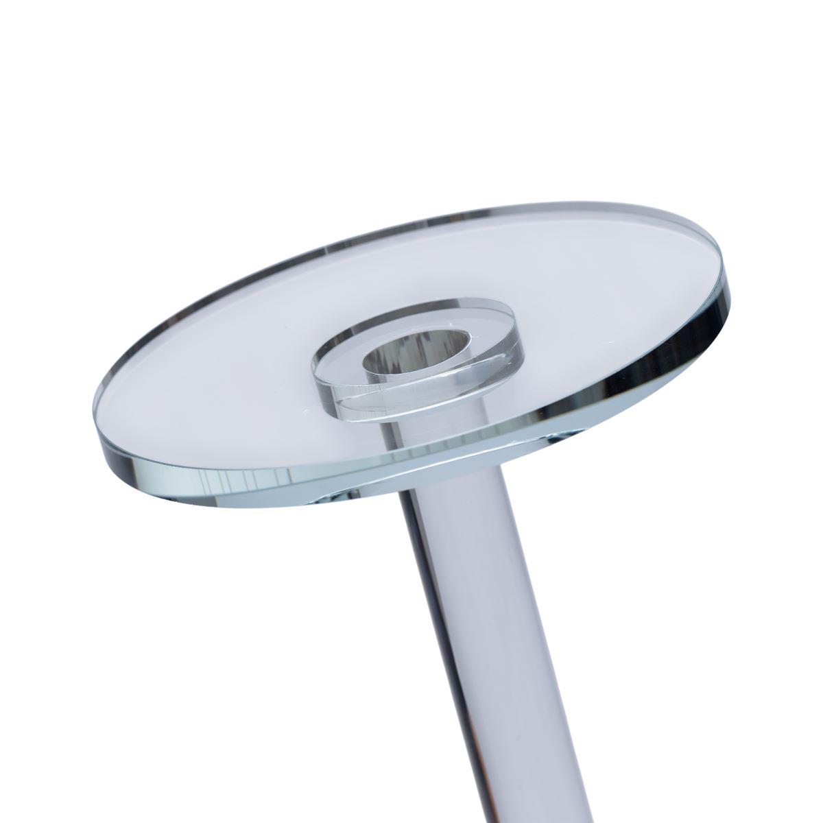 Тортівниця скляна HP-4-88M на високій ніжці кругла підставка для торта/капкейків 30x60 см (6951) - фото 2 Тортівниця скляна HP-4-88M на високій ніжці кругла підставка для торта/капкейків 30x60 см (6951) - фото 2