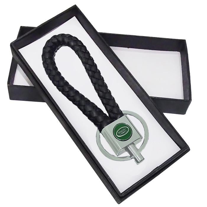 Брелок кожаный косичка Land Rover с подарочной коробкой (111595)