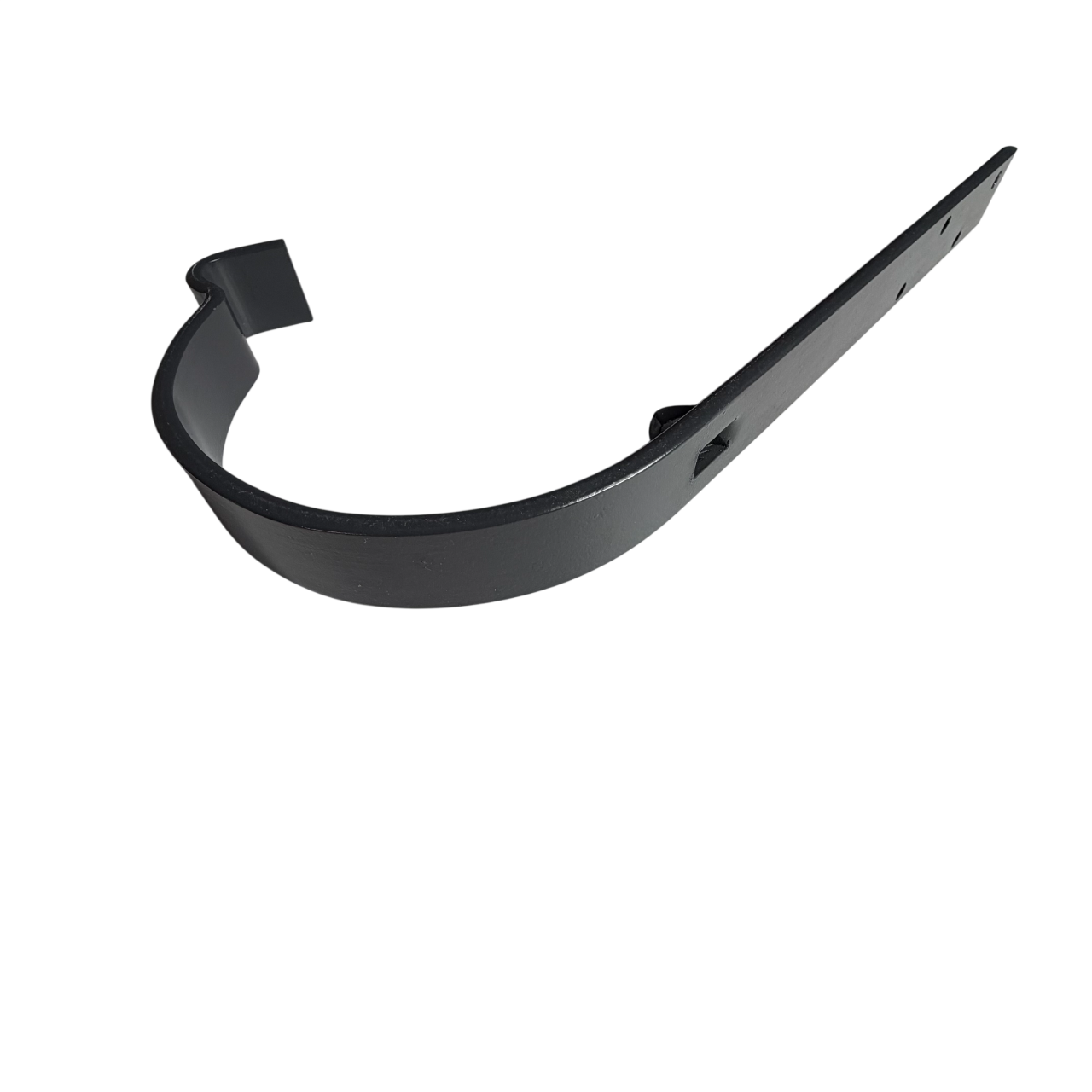 Тримач ринви довгий водостічний посилений Alpine 125/90 мм 5 мм Графітовий антрацит/сірий-графіт (RAL 7016)