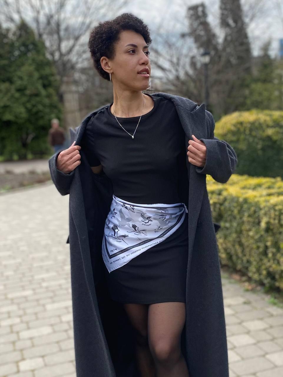 Косинка дизайнерська My Scarf Перелітні птахи 70х70х100 см (35280049)