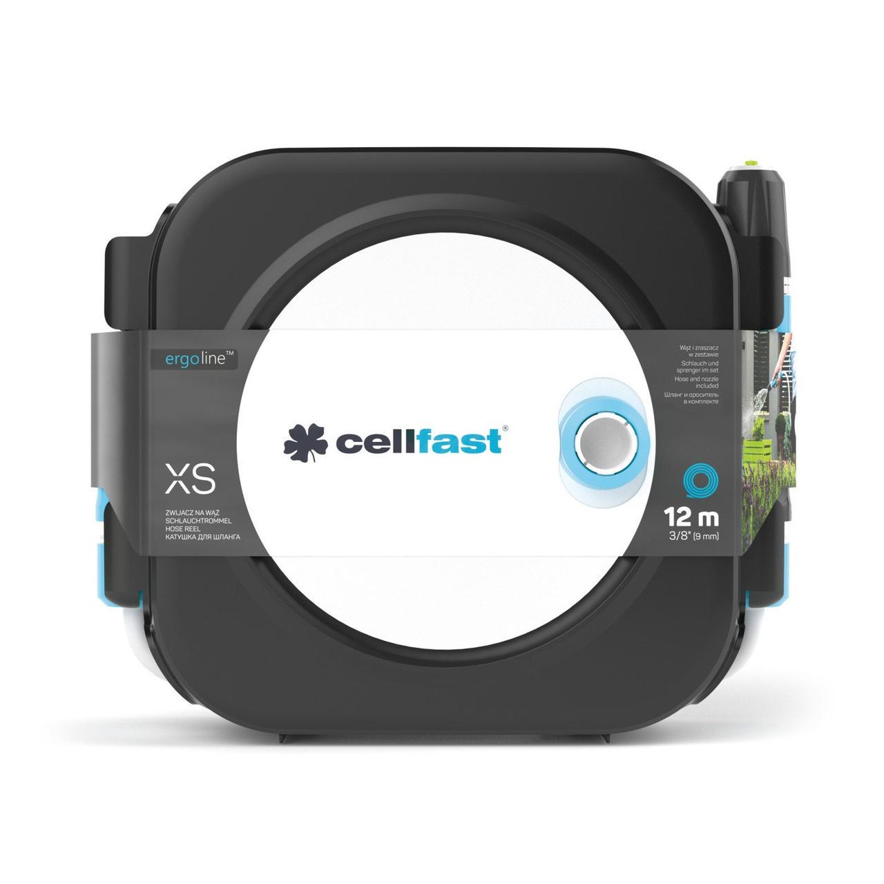 Катушка для шланга Cellfast Ergo XS с набором для полива 12 м 3/8" (55-400) - фото 5