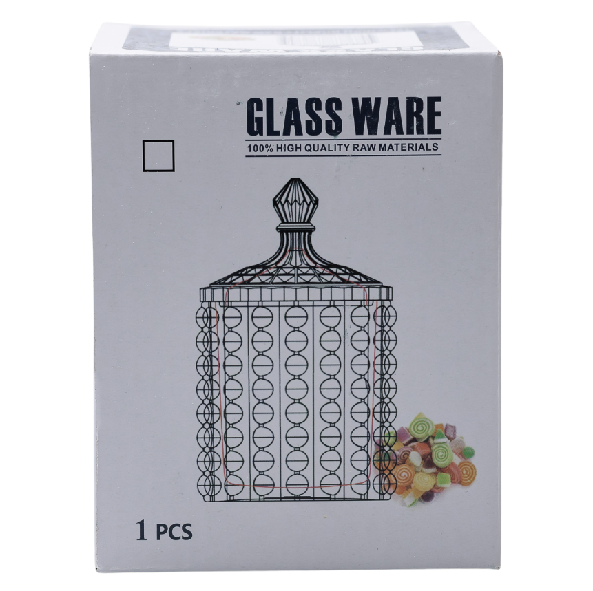 Конфетница стеклянная с крышкой из хрустального стекла (HP-4-102) - фото 5 Конфетница стеклянная с крышкой из хрустального стекла (HP-4-102) - фото 5